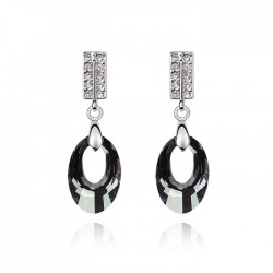 Premium quality Swarovski elements and Swiss CZ diamond chandelier luxury earrings